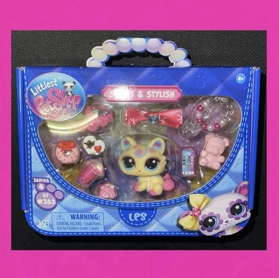 Littlest Pet Shop LPS G7 Ragdoll Kitten Cat #263 Dulce y Elegante Serie 4 NUEVO Foto 1 de 4