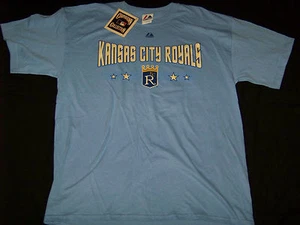 Camisa Majestic Para Hombre Colección Cooperstown Kansas City Royals Nueva Con Etiquetas Grande - Imagen 1 de 3