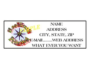 YOUR LOGO OR GRAPHIC ON ADDRESS LABELS COOL!!! - Picture 1 of 1