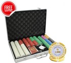 MRC POKER 650PCS 14G MONTE CARLO POKER ROOM POKER CHIPS SET WITH ALUM CASE
