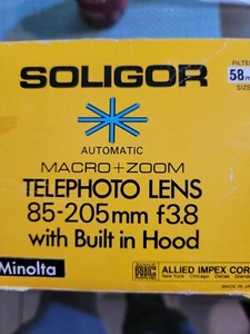 Soligor 85-205mm F3.8 with Canon FD Mount - Picture 1 of 4