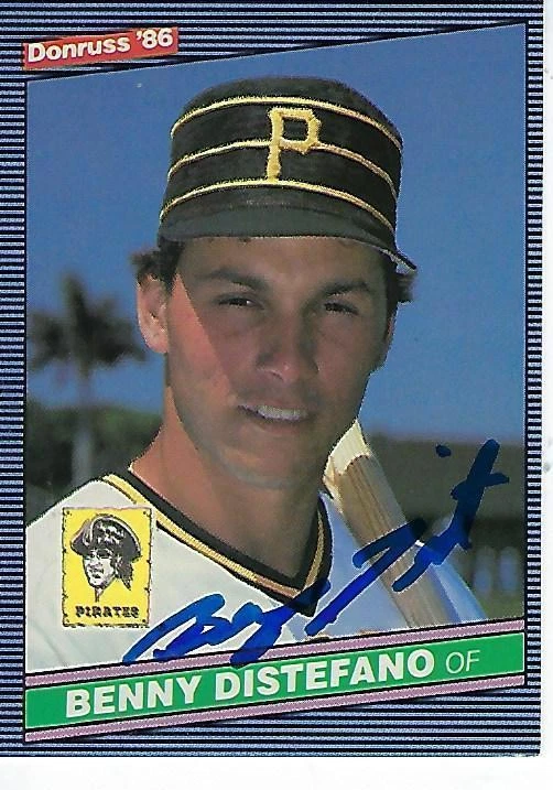 BENNY DISTEFANO SIGNED 1986 DONRUSS #78 - PITTSBURGH PIRATES - Image 1 of 1