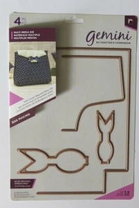 Gemini by Crafter's Companion Bag Making Multi Media Die Set - Picture 1 of 33