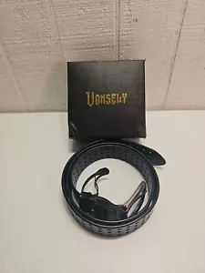 Vonsely Damen Ledergürtel 105 cm (42 Zoll) schwarz - Bild 1 von 3