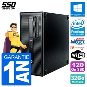 PC Tour HP ProDesk 600 G1 Intel Pentium G3220 RAM 32Go SSD 120Go Windows 10 Wifi - Imagen 1 de 3