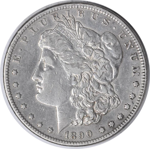 1890-CC Morgan Silver Dollar EF Uncertified #1251 Cover