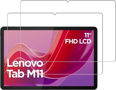 2x Lenovo Tab M11 Panzer Schutz Glas Echt Hart 9H Displayschutz Glas [11 Zoll] - Bild 1 von 4