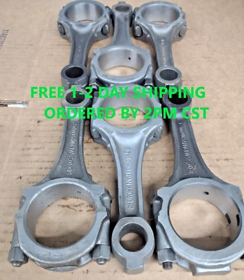 OEM 6x Connecting rod rods Nissan 2.4 SOHC L24 L24E 240Z 70-73 810 77-81 # 23040 - Image 1 of 3