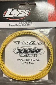 Team Losi Xxx4 Xxx-4 Main Drive Belt Losa3213 Vintage RC - Picture 1 of 1