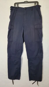 Elbeco TekTwill Size Medium Long Response Tactical Cargo Pants Navy Blue  - Picture 1 of 11