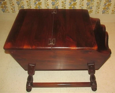 Ethan Allen Antiguo Taberna Masa de Pino Caja Revista Mesa auxiliar 12 8026 ¡OFERTA! Foto 1 de 4