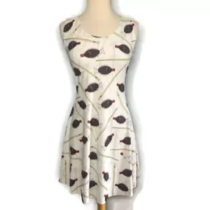 Blackmilk Fish Bottle Chopsticks Stretch Sleeveless Dress Size M - Picture 1 of 7