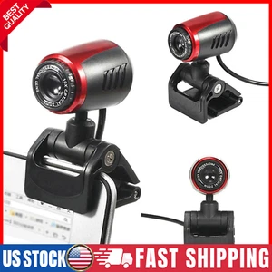 Webcam USB Computer Web Camera With Microphone For PC Laptop Desktop - Picture 1 of 7