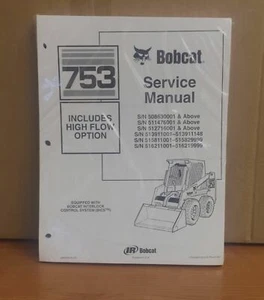 Bobcat 753 753H Skid Steer Loader Service Manual Shop Repair Book Part # 6900090 - Picture 1 of 1
