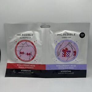 Inc.redible Hydrating Boob & Butt Masks Hyaluronic Acid All Wrapped Up- 2 Pack