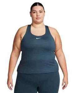 Nike Plus Size Active Medium-Support Padded Sports Tank Top Women's 2X Pullover - Picture 1 of 15