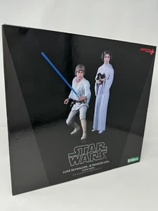 Kotobukiya Star Wars Artfx+ Luke Skywalker/Princess Leia 1/10 Scale - A New Hope - Picture 1 of 7