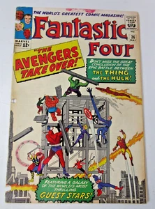 Fantastic Four #26 1964 [GD] Avengers App, 1st Aunt Petunia Reference - Picture 1 of 4