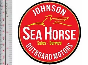De colección Retro Fueraborda Johnson Motores Fueraborda Sea Horse Distribuidor de Ventas y Servicio - Imagen 1 de 1