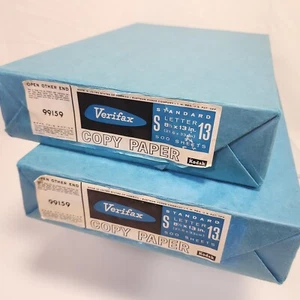 Vtg Sealed Kodak Verifax Copy Paper 2 x 500 Pack Sheets 8.5x13 Inches 99159 - Picture 1 of 6