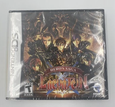 NEW Hero's Saga: Laevatein Tactics Nintendo DS DSI 2DS 3DS Factory Sealed Aksys - Image 1 of 4
