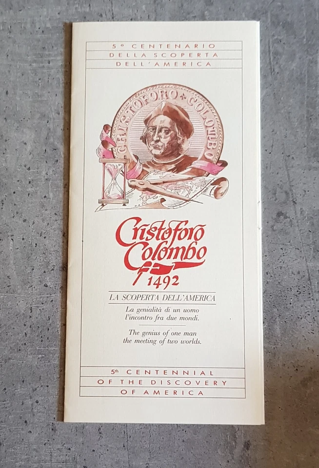 SAN MARINO CRISTOFORO COLOMBO 5TH CENTENNIAL OF THE DISCOVERY OF AMERICA - Image 1 of 3