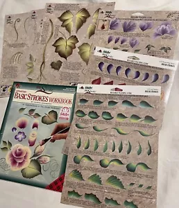 One Stroke Workbook + 6 Double Sided Teaching Guides Leaf/Petal - Picture 1 of 12