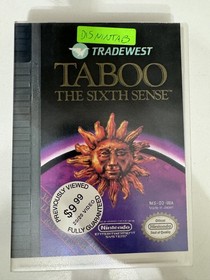 Taboo The Sixth Sense NES Nintendo Entertainment System 1989 + Retro Case