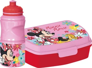 Set Borraccia De 380 Ml Y Sandwich Box Para Niños En Plástico Minnie DISNEY - Imagen 1 de 5