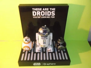 STAR WARS SPHERO DISNEY STORE DISPLAY THESE ARE THE DROIDS YOU ARE LOOKING - Bild 1 von 4