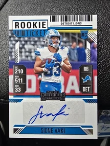 2024 Contenders Sione Vaki Rookie Ticket Auto RC Rookie #285 - Bild 1 von 2