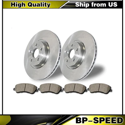 Se adapta a rotores de freno delanteros y pastillas de freno de cerámica para Jaguar XJ8 1998 1999 2000 _OL Foto 1 de 4