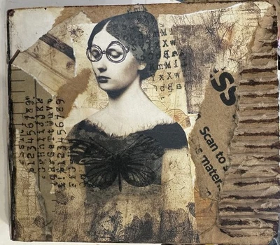 Diario de arte crudo “escaneado” diario de arte original hecho a mano - 14 páginas. Foto 1 de 4