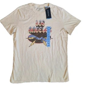 Lucky Brand Men's Los Angeles Graphic Print Crew Neck Soft T-Shirt Sz Lg - Picture 1 of 2