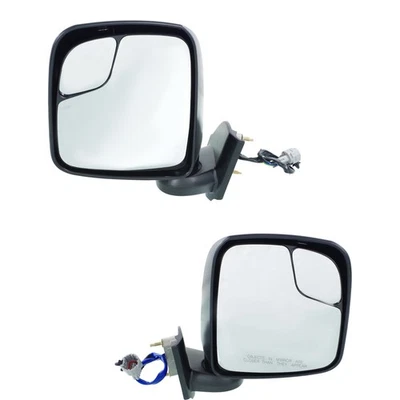 Espejos retrovisores térmicos eléctricos para Nissan NV200 2013-2018 lado conductor y pasajero texturizados Foto 1 de 4