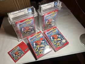 Dash Galaxy in the Alien Asylum (Lot Of 4) NES WATA 9.4 & 9.0