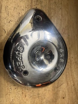 Cubierta de filtro limpiador de admisión de aire S&S Cycle súper cromada lágrima Harley-Davidson Foto 1 de 4