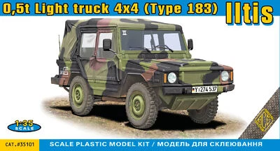 ACE 35101 1:35 Model 0,5t Light truck 4x4 Iltis Volkswagen German military - Image 1 of 4