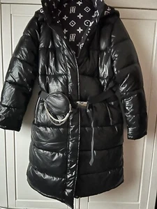 Damen Lang Steppjacke Wintermantel Winterjacke - Bild 1 von 6