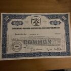 Miehle-Goss-Dexter Incorporated (Mar 1963) 100 Shares Stock Certificate