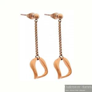 Misaki Earrings Qcrevagues Women Jewelry Studs Stainless Steel Rosegold - Picture 1 of 1