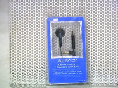 Auricular Auvio Mono con Micrófono 1707214 - Negro (pl1-8294-1707214-ug) Foto 1 de 2