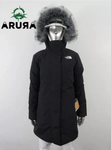 Womens The North Face Arctic Parka Down Waterproof Warm Winter Jacket Black $350 - Picture 1 of 16
