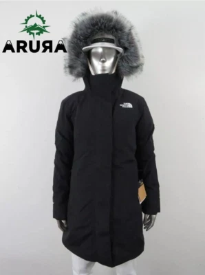 Womens The North Face Arctic Parka Down Waterproof Warm Winter Jacket Black $350 - Image 1 of 4