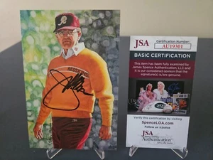 JOE GIBBS Signed HOF 1996 Goal Line Art Card GLAC - #/5,000 - JSA COA - Picture 1 of 2