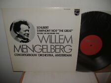 SCHUBERT Symphony #9 - WILLEM MENGELBERG - PHILIPS LP JAPAN