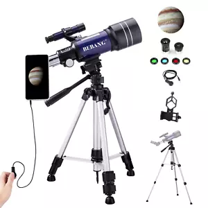 Telescope for Adults Astronomy,70Mm Professional Refractor Telescope for Kids Be - Picture 1 of 14
