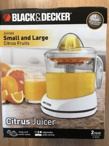 BLACK+DECKER 32oz Citrus Juicer, White, CJ625 New - Picture 1 of 2
