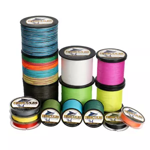 HERCULES 500M 8 Strands PE 10lb 15lb 20lb 30lb-300lb Braid Fishing Line 547yds - Picture 1 of 27