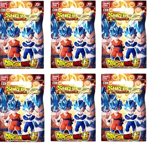 BANDAI DRAGON BALL SUPER COLLECTIBLE FIGURE LOT OF 6 BLIND BAGS TY3064 - Picture 1 of 2